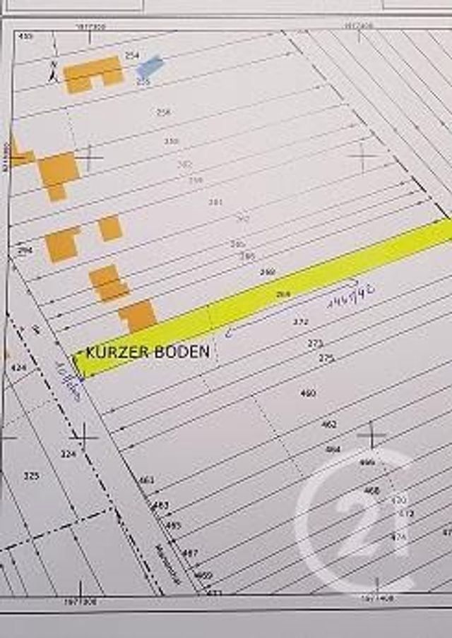 Afficher la photo en grand terrain à vendre - 1266.0 m2 - GUENVILLER - 57 - LORRAINE - Century 21 Rond Point De L'Europe