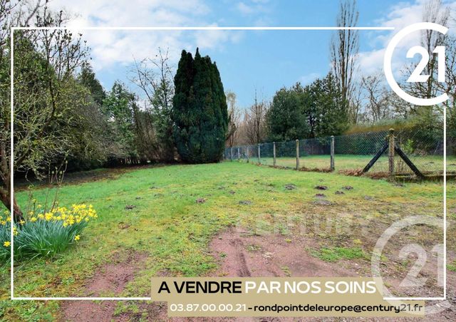 terrain à vendre - 1365.0 m2 - ST AVOLD - 57 - LORRAINE - Century 21 Rond Point De L'Europe