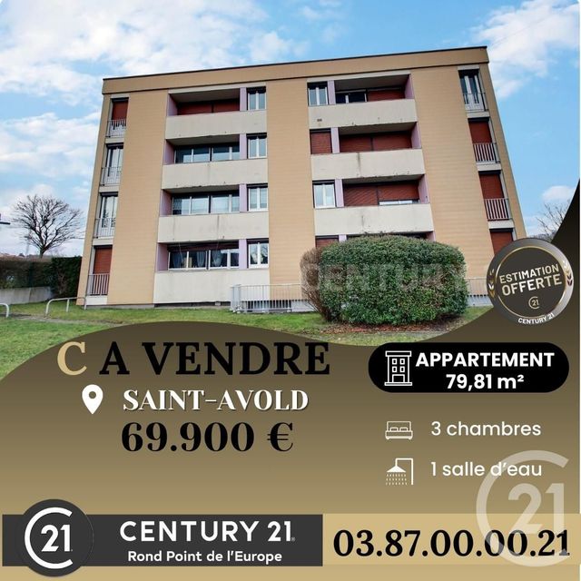 appartement - ST AVOLD - 57
