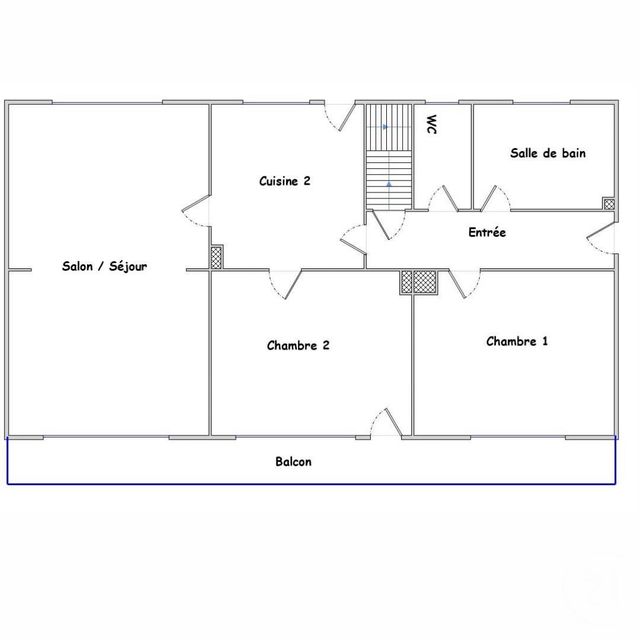 Afficher la photo en grand maison à vendre - 4 pièces - 137.0 m2 - HOMBOURG HAUT - 57 - LORRAINE - Century 21 Rond Point De L'Europe