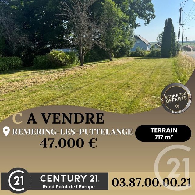 Terrain à vendre REMERING LES PUTTELANGE